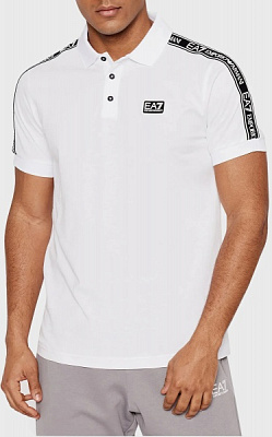 Поло EA7 POLO SHIRT 3LPF20-PJ02Z-0100 р.XL белый