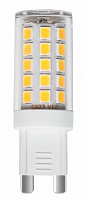 Лампа светодиодная 4 Вт капсульная прозрачная G9 220 В 4100 К 
