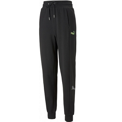 Брюки Puma PUMA POWER NOVA SHINE COLORBLOCK HIGH-WAIST PANTS TR 67444701 р. L черный