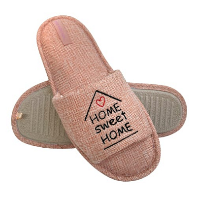 Тапки домашние Twins HS-VL (арт.300) с вышивкой 9023 р.38/39 персиковый 