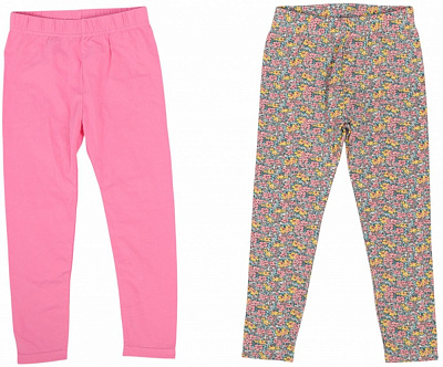Лосины для девочек HW комплект 2 шт 2Y0062_H22033 р.128 разноцветный