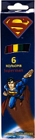Карандаши цветные Superman Cool For School 6 цветов