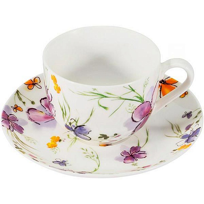 Чашка с блюдцем Aquarelle 100 мл 21-244-010 Krauff