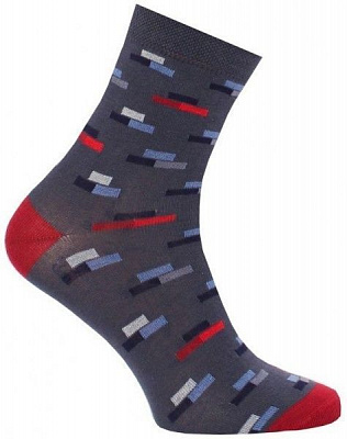 Шкарпетки дитячі Брестские 493 3081 р.21-22 темно-сірий