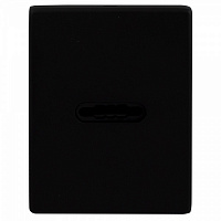 Декоративная накладка PROTECT под сувальдный ключ матовый черный
