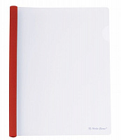 Папка пластикова А4 з планкою-затиском 2-65 аркуша червона Nota Bene