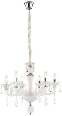 Люстра подвесная Globo Judy 6xE14 белый 64107-6 