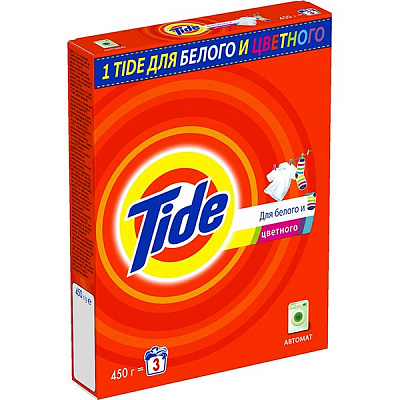 Стиральный порошок Tide Для белых и цветных вещей 450 г