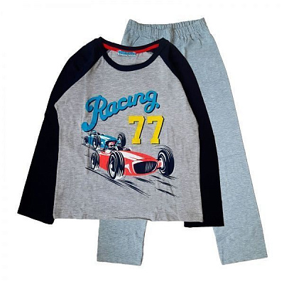 Піжама дитяча MATILDA 9206-4 р.164 сірий із чорним