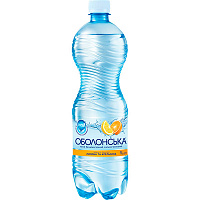 Вода минеральная Оболонь со вкусом лимона и апельсина сильногазированная 1 л (4820000199759) 