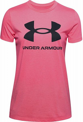 Футболка Under Armour Live Sportstyle Graphic SSC 1356305-668 S розовый