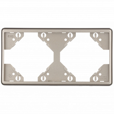 Рамка Efapel Apolo горизонтальна шампань L50921 TCH