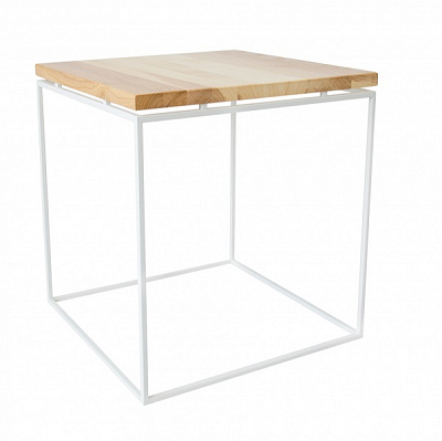 Стол журнальный натуральное дерево 500x500x540мм 