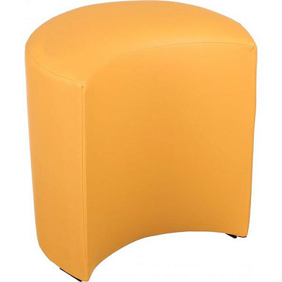 Пуф Марбет Півмісяць 400x400x240 мм Soft №14 помаранчевий