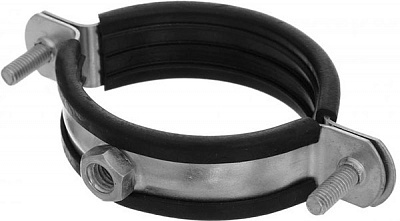 Хомут із гумовою прокладкою з гайкою М8 2