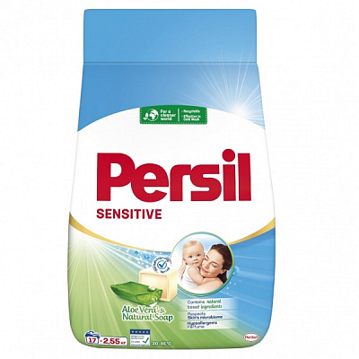Порошок для машинной и ручной стирки Perwoll Сенситов 2,55 кг 