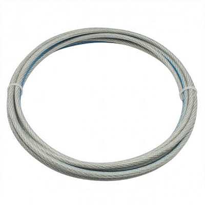 Трос оцинкований з ПВХ покриттям D 5 мм 3 пог.м. DIN3055