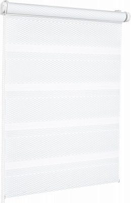 Ролета день-ночь Impulso P+R DAY&NIGHT GRIN 38-11601 73x150 см белая 