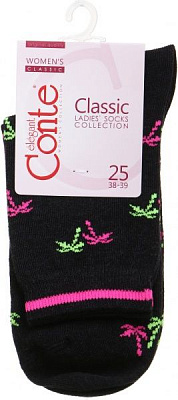 Носки женские Conte CLASSIC 15С-15СП 089 р. 25 черный 