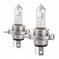 Автолампа галогенна AMiO LumiTec SILVER H4 60/55 Вт 2 шт.(1402)