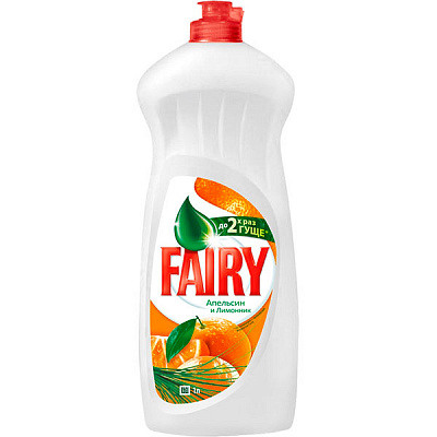 Средство для ручного мытья посуды Fairy Апельсин и лимонник 1л