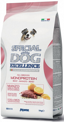 Корм сухий для дорослих собак для усіх порід SPECIAL DOG EXCELLENCE All breeds 3 кг