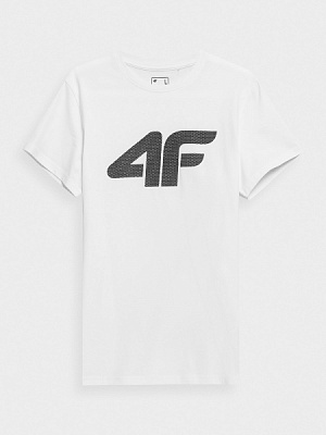 Футболка 4F TSHIRT M537 4FSS23TTSHM537-10S р.S білий