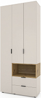 Шафа Metkas Home A002R 3д2ш ЛДСП 2300х1000х420 мм кашемір / дуб артізан / кашемір