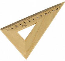 Треугольник деревянный 16 см 30x60 Ранок