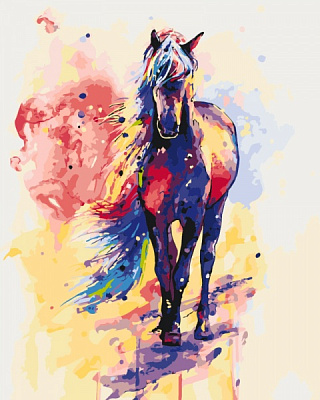 Картина по номерам Смелая Айлин Идейка 