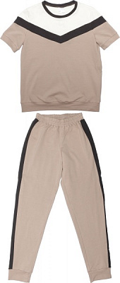 Комплект домашний Flis clothes Чайка р. M бежевый 