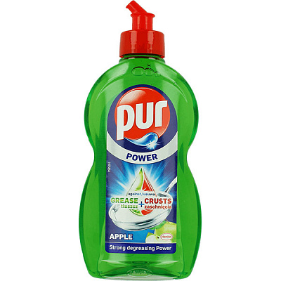 Средство для мытья посуды Pur Power Яблоко 450 мл