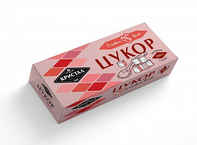 Сахар Кристал прессованный со вкусом вишни 250 кг 250 г