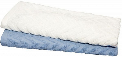 Рушник Зигзаги 40x60 см Simi молочний/волошковий