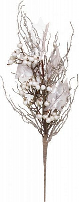 Декорація новорічна Гілка горобини 64 см EPI-HS-30682L