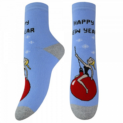 Шкарпетки Легка хода 5426 р. 23 світло-блакитний