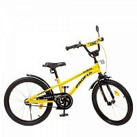 Велосипед дитячий PROF1 Shark SKD75 чорний із жовтим Y20214-1 