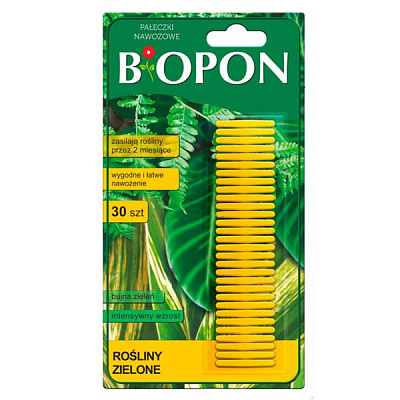 Удобрение-палочки для зеленых растений BIOPON 30 шт