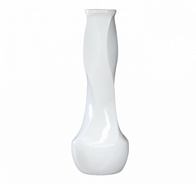 Ваза керамическая Nana ceramics Самбука 42 см білий глянець