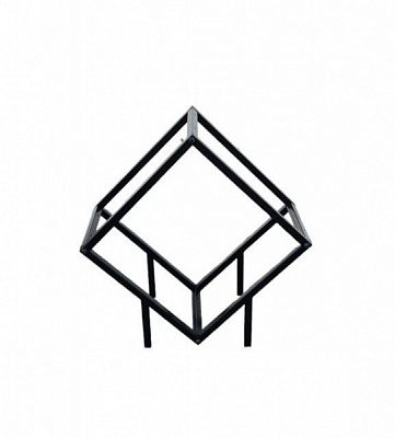 Стелаж металевий чорний 600x300xфарба