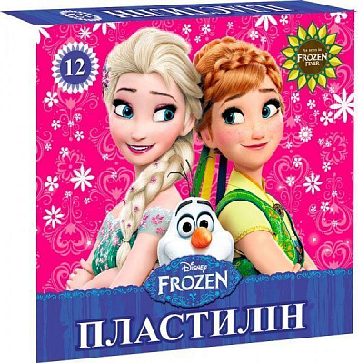 Пластилін Frozen 12 кольорів Міцар+