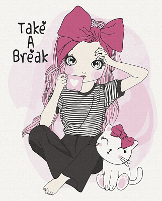 Картина за номерами Візьми паузу 10241-AC 30х38 см ArtCraft