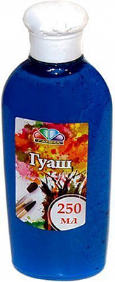 Фарба гуашева синя 250 мл 341009 Гамма