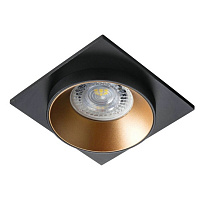 Светильник точечный Berger 40 Вт GU10 черный с золотистым 3026-DL-1 Black & Gold 