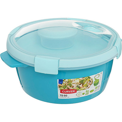 Контейнер с крышкой To Go lunch Kit 1,6 л голубой Curver