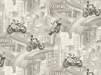 Шпалери вінілові на флізеліновій основі Слов'янські шпалери Elegance collection Драйв 2363-06 1,06x10,05 м