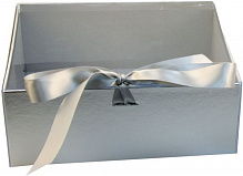 Коробка подарункова с прозрачной крышкой W796-1 22x17x8 см