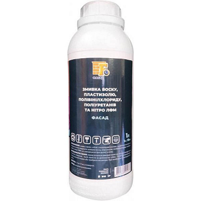 Очиститель Фасад смывка скотча, воска, ПВХ, ПУ 1 л 