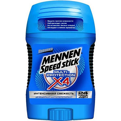 Дезодорант стик Mennen Speed Stick Мульти-Защита X4 50 г