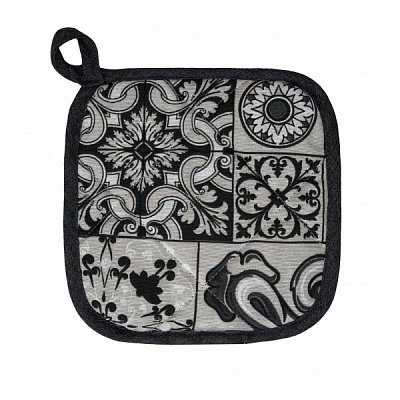 Прихватка Milan 20x20 см чорний Прованс